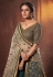 Green georgette sequins work lehenga choli 6305
