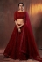 Maroon net sequins work lehenga choli 6307