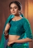 Teal net sequins work lehenga choli 6309