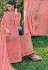 Pink chinon palazzo suit 5228