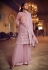 Pink organza mirror work sharara suit 5202