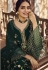 Green georgette kameez with palazzo 22987