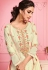 Cream georgette kameez with palazzo 2008