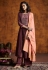 Wine silk palazzo suit 11