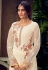 Off white georgette kameez with palazzo 6502