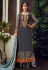 Grey georgette kameez with palazzo 6504