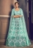 Light green net sequins work lehenga choli 1705