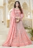 Pink georgette mirror work lehenga choli 432