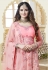 Pink net embroidered lehenga choli 418