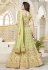 Light green georgette embroidered lehenga choli 428