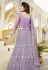 Light purple net embroidered lehenga choli 493