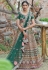 Green pashmina embroidered lehenga choli 1122