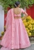 Pink silk party wear lehenga choli 1145