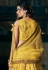 Yellow net embroidered lehenga choli 1002a