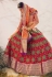 Maroon upada silk lehenga choli 20207I