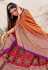 Maroon upada silk lehenga choli 20207I