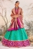 Sea green upada silk lehenga choli 20207F