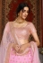 Pink net sequins work lehenga choli 124