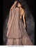 Bollywood model beige sequins wedding lehenga