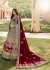 Laurel green Maroon Indian wedding hand work lehenga choli 986