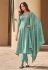 Sea green muslin pant style suit 1932
