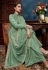 Pista green chinon palazzo suit 4601B