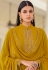 Mustard georgette palazzo suit 8457