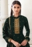 Green georgette kameez with palazzo 8456