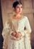 Off white silk jacquard kameez with palazzo 2235