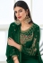 Green georgette kameez with pant 8465