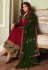 Shamita shetty maroon georgette palazzo suit 8431