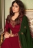 Shamita shetty maroon georgette palazzo suit 8431