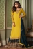 Shamita shetty yellow georgette kameez with palazzo 8430