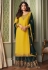 Shamita shetty yellow georgette kameez with palazzo 8430