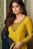 Shamita shetty yellow georgette kameez with palazzo 8430