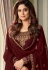 Shamita shetty maroon georgette kameez with palazzo 8420