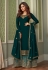 Shamita shetty teal georgette palazzo suit 8419