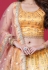 Yellow silk lehenga choli 8007