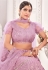 Light purple net sequins work lehenga choli 126644
