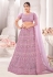 Light purple net sequins work lehenga choli 126644