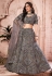 Grey net lehenga choli 1094