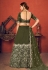 Green art silk embroidered lehenga choli 1762