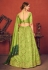 Light green art silk sequins work lehenga choli 1766