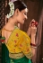 Kajal aggarwal green silk bollywood saree 5175