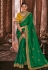 Kajal aggarwal green silk bollywood saree 5175