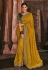 Kajal aggarwal mustard silk party wear saree 5180