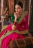 Kajal aggarwal pink silk bollywood saree 5181