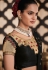 Black silk saree with blouse 117918