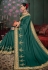 Sea green silk festival wear saree 117928