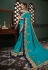 Sky blue silk festival wear saree 117932